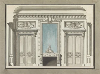 Sección de un salón